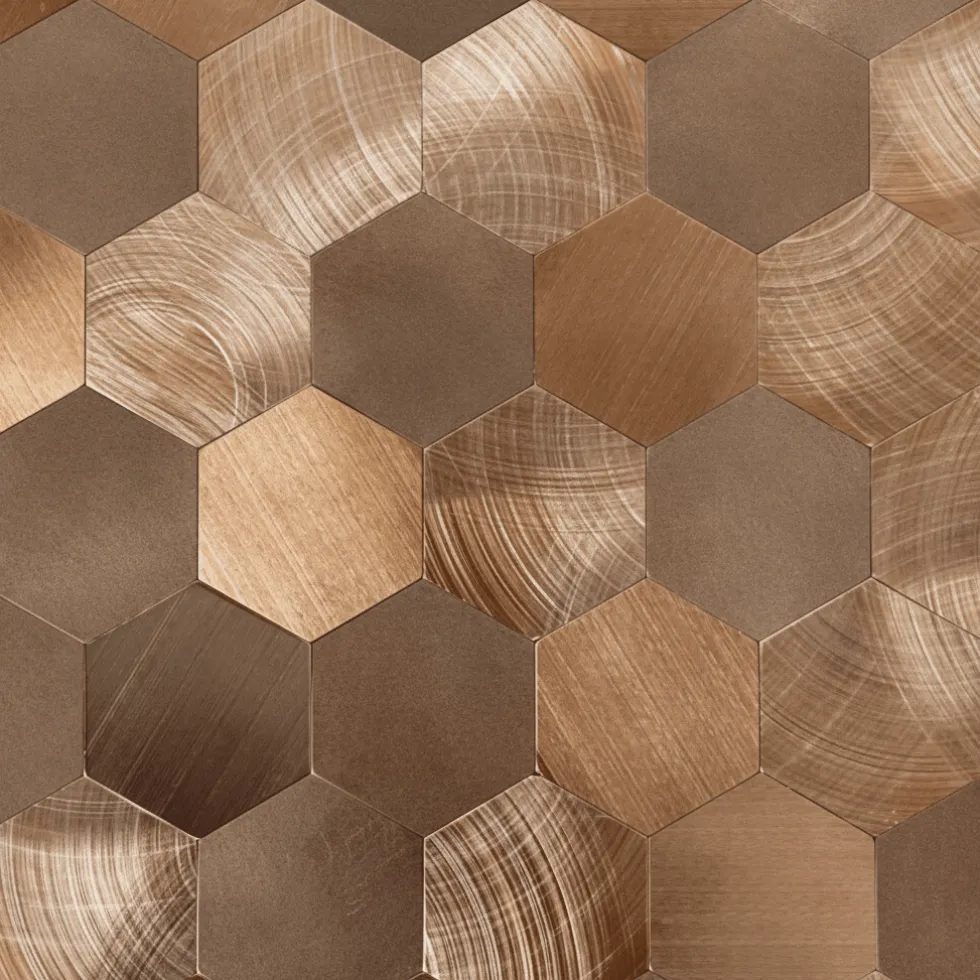 10-pk Sofie hexagon selvklebende veggfliser