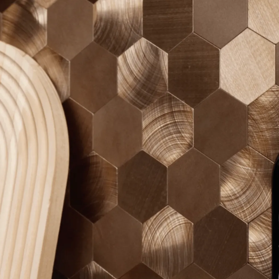 10-pk Sofie hexagon selvklebende veggfliser
