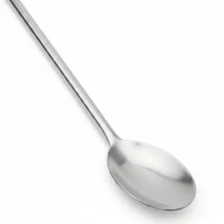 4-pk sugerør med skje + børste 21,5 cm