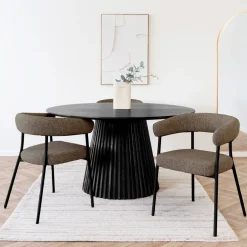 2-pk Trivio spisestol brun