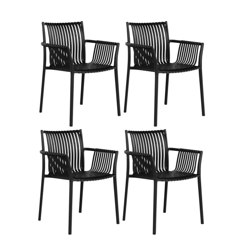 4-pk Tulsa hagestol sort