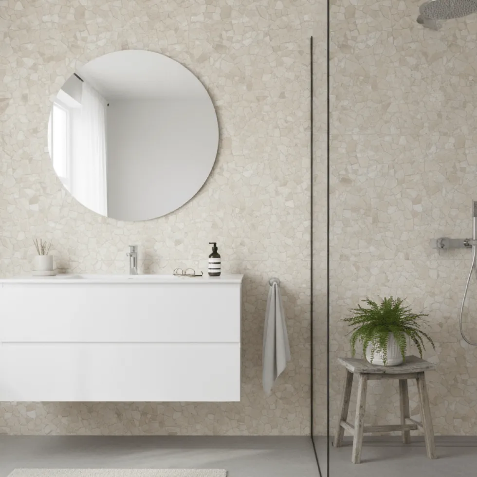 8-pk Tuscany Stone selvklebende fliser