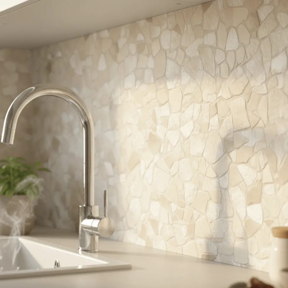 8-pk Tuscany Stone selvklebende fliser