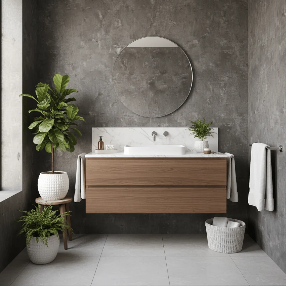 Premium Limewash antrasitt kontaktplast