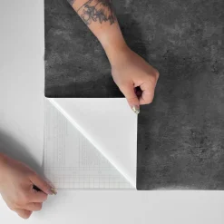 Premium Limewash antrasitt kontaktplast