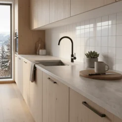 Premium Limewash beige kontaktplast