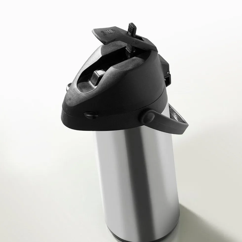 Pumpekanne Funktion matt stål 1,9 liter