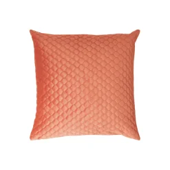 Putetrekk bikube velur rosa 45 x 45 cm