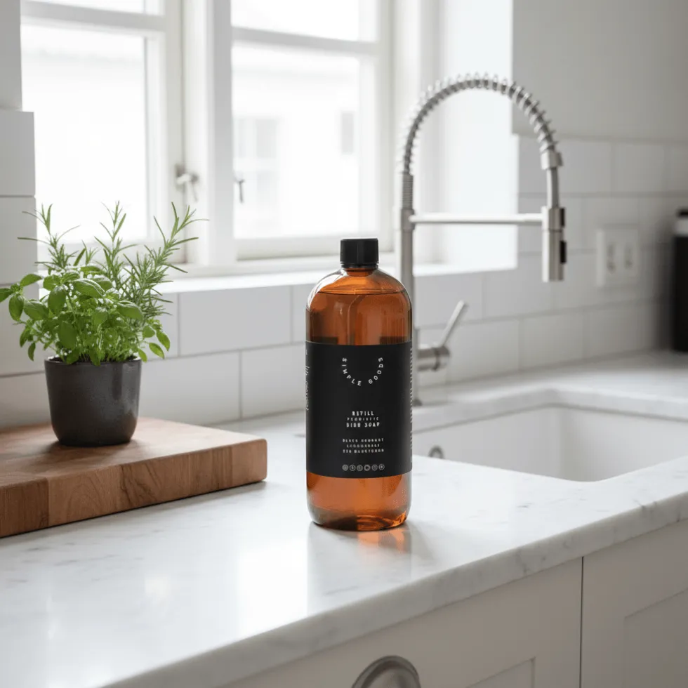 Refill oppvasksåpe Lemongrass Black Currant 1000ml