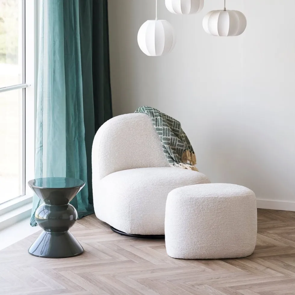Rosolina sidebord fiberglass grønn ø34 cm