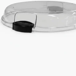 Rundt serveringsbrett i bambus med 5 rom og lokk 35,5 cm