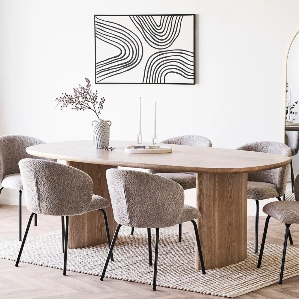 Serra spisebord ask 210 cm