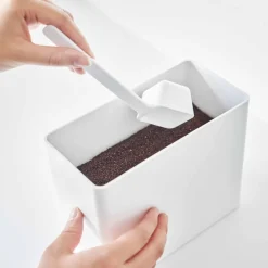 Sett med oppbevaring til kaffe hvit 3 deler