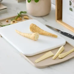 Skjærefjøl med brett Separa beige