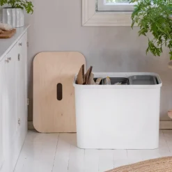 SmartStore™ Collect 76 L + Lokk sett hvit/natur