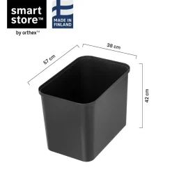 SmartStore™ Collect 76 L + Lokk sett sort
