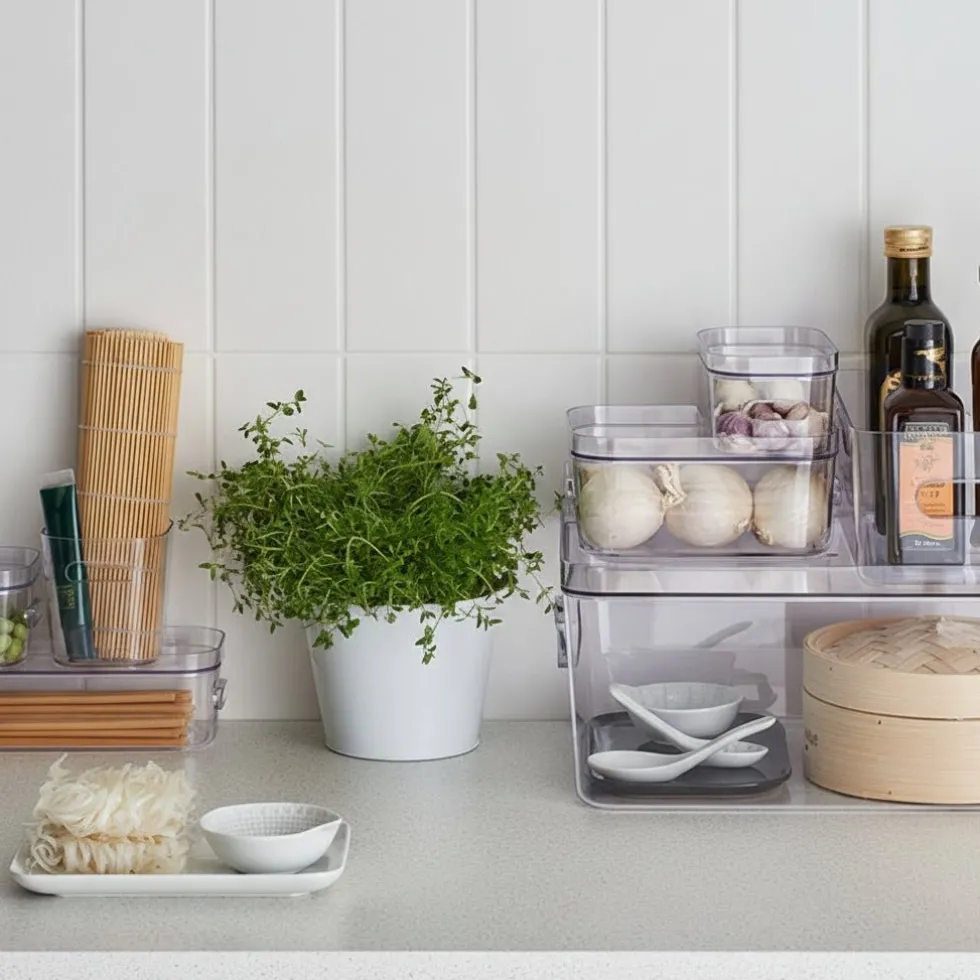 SmartStore™ Compact Clear L oppbevaringsboks+lokk sett