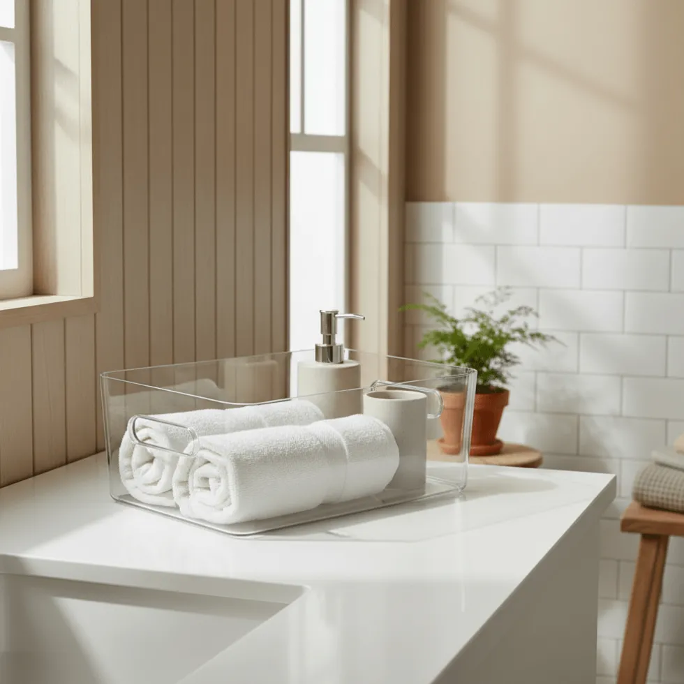 SmartStore™ Compact Clear L oppbevaringsboks+lokk sett