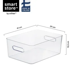 SmartStore™ Compact Clear L oppbevaringsboks+lokk sett