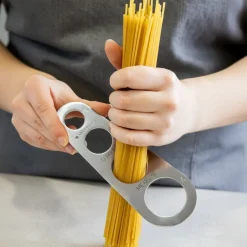 Spaghettimåler i rustfritt stål 1 til 4 porsjoner