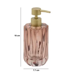 Såpedispenser i ravglass 300 ml