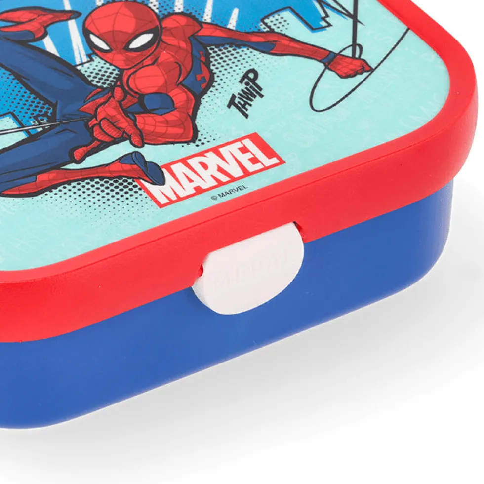 Spiderman matboks rominndeling 17,5 x 13 x 6 cm