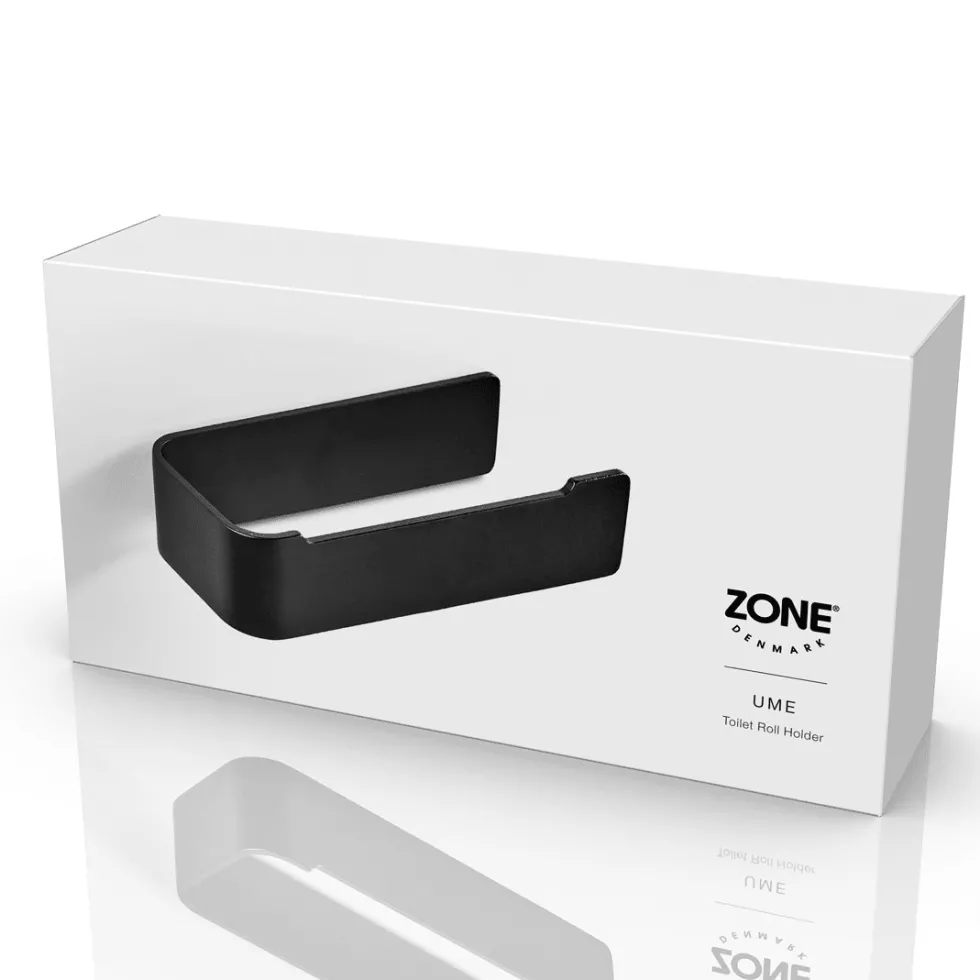 Toalettrullholder Ume Black 16 cm