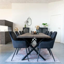 Toulon spisebord røkt eik 240 cm