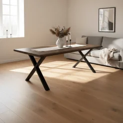 Toulon spisebord røkt eik 240 cm