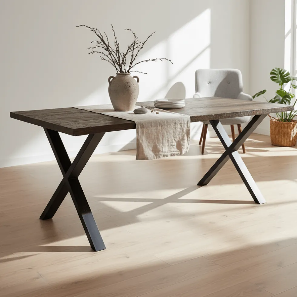 Toulon spisebord røkt eik 200 cm