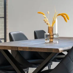 Toulon spisebord røkt eik 200 cm