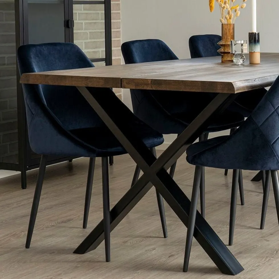 Toulon spisebord røkt eik 200 cm