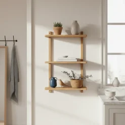 Townsville vegghylle eik 20 x 50 x 75 cm