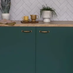 Uni matt mørk grønn kontaktplast