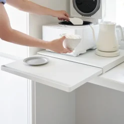 Uttrekkbar hylleplate