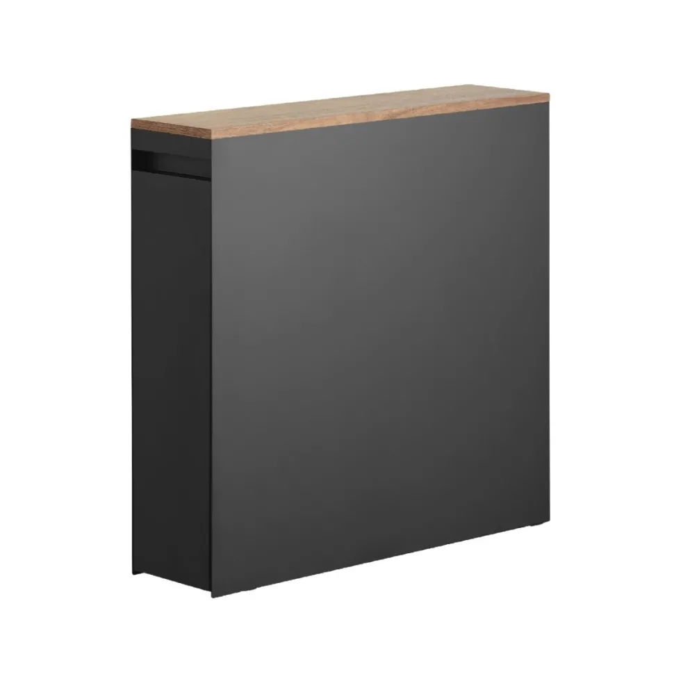 Uttrekkbar oppbevaringshylle sort, 55 x 56 cm