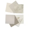 Vareprøvepakke beige kontaktplast