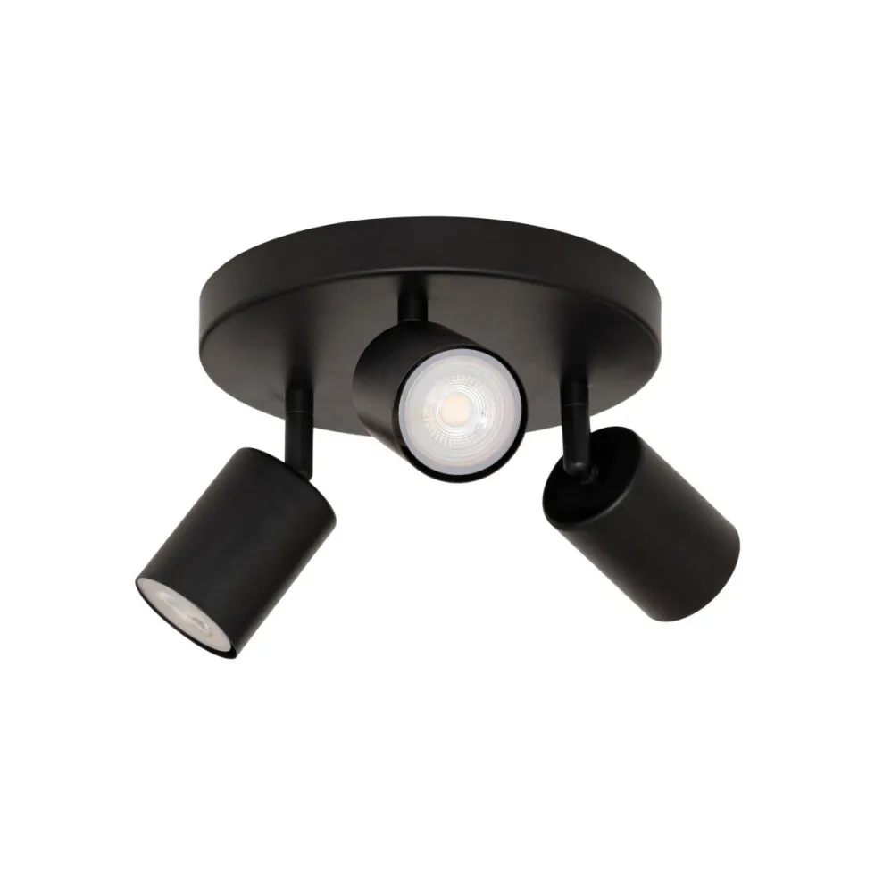 Vico taklampe med 3 justerbare spotter sort 20 cm