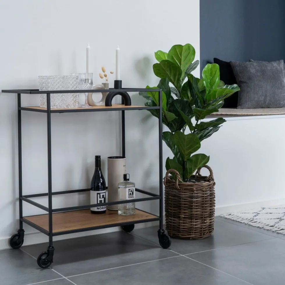 Vita barvogn 68 x 40 x 79 cm, treverk