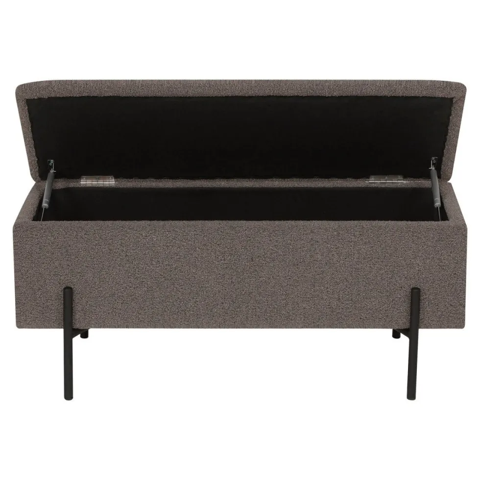 Watford benk med oppbevaring, boulcé brun 95 x 36,5 x 34 cm